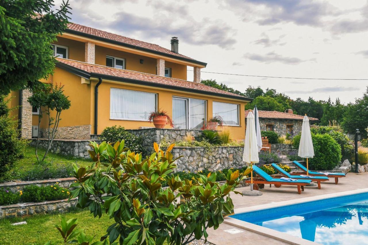 *****Pool House With Beautiful Seaview,Big Garden And Old Tavern***** Rijeka Bagian luar foto