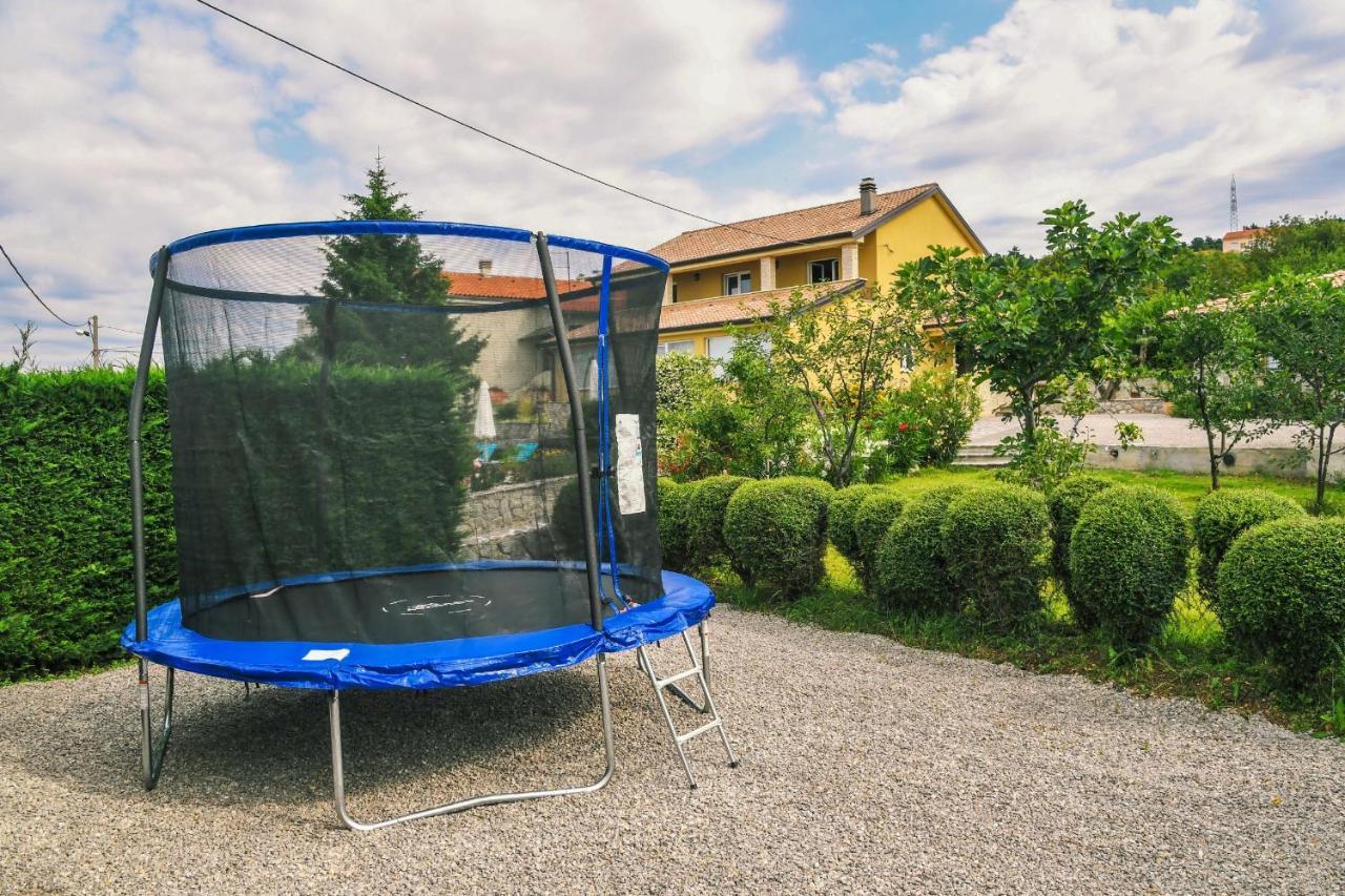 *****Pool House With Beautiful Seaview,Big Garden And Old Tavern***** Rijeka Bagian luar foto