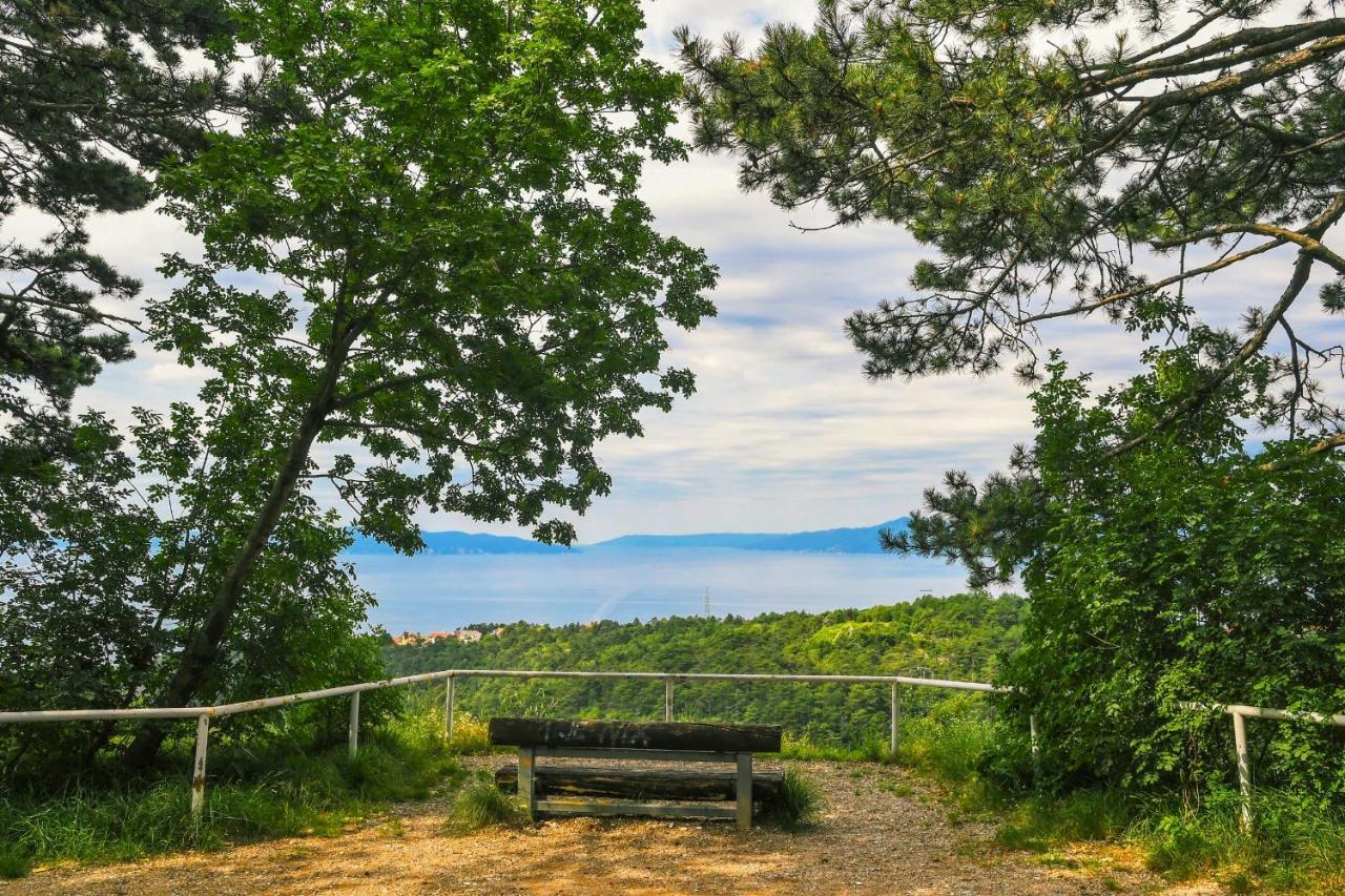 *****Pool House With Beautiful Seaview,Big Garden And Old Tavern***** Rijeka Bagian luar foto