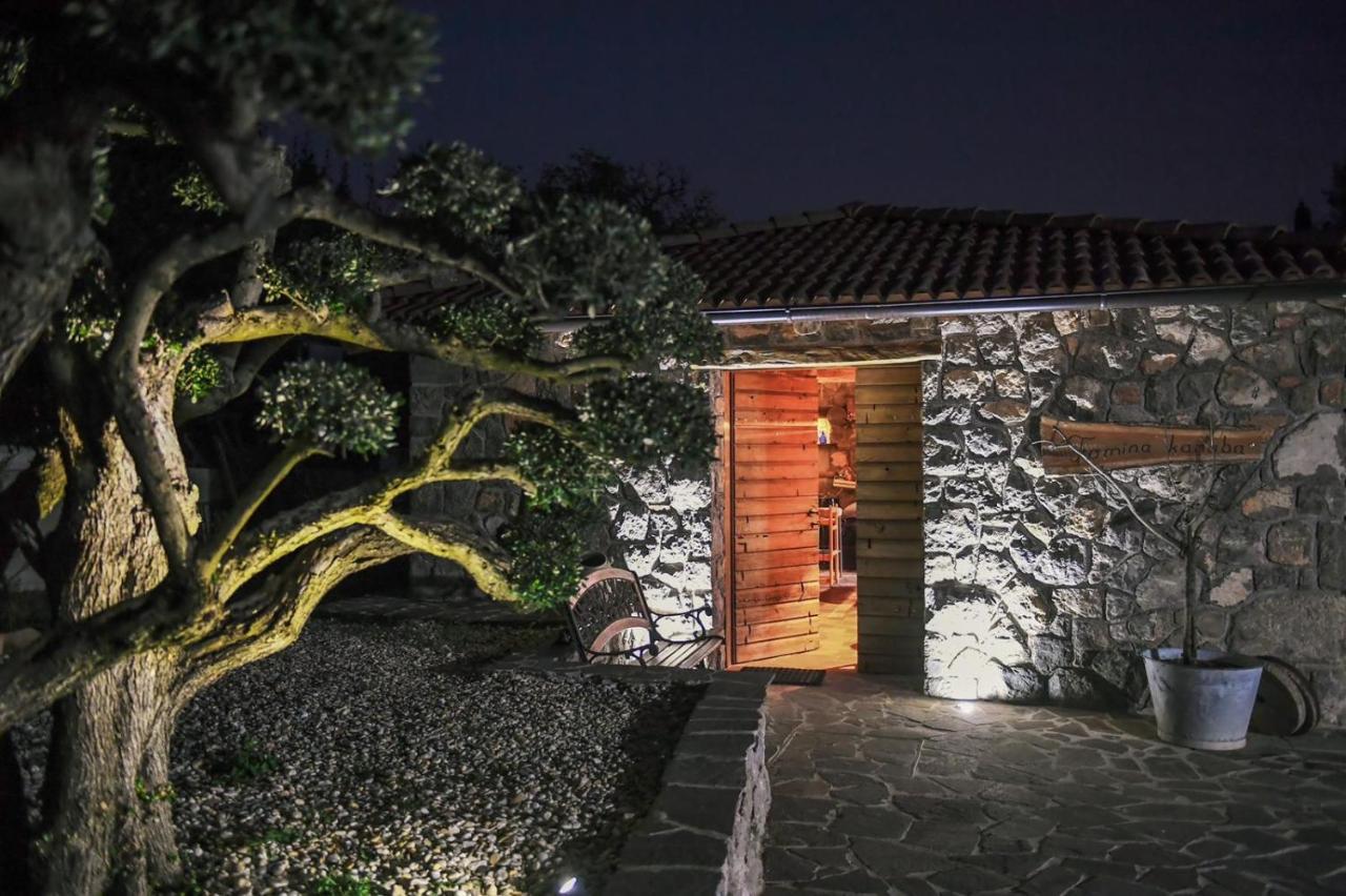 *****Pool House With Beautiful Seaview,Big Garden And Old Tavern***** Rijeka Bagian luar foto