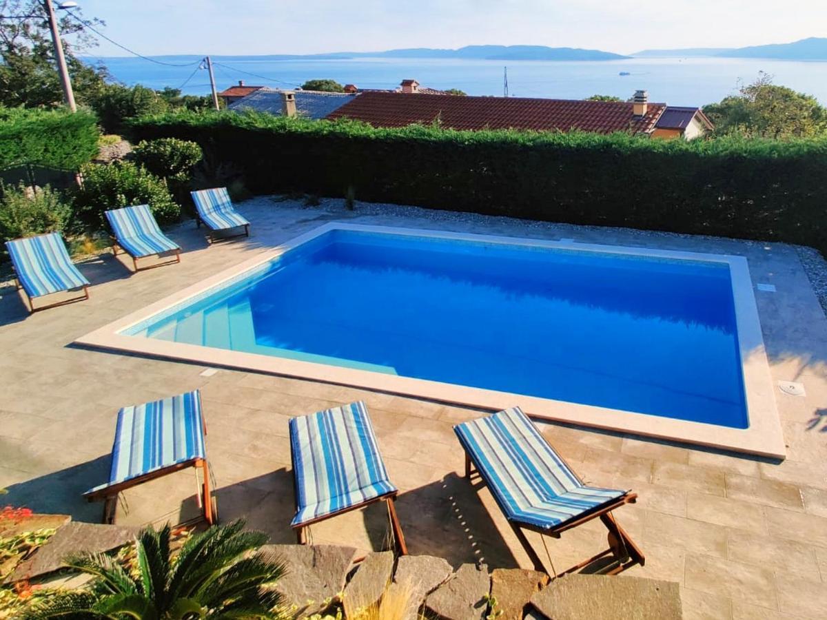 *****Pool House With Beautiful Seaview,Big Garden And Old Tavern***** Rijeka Bagian luar foto