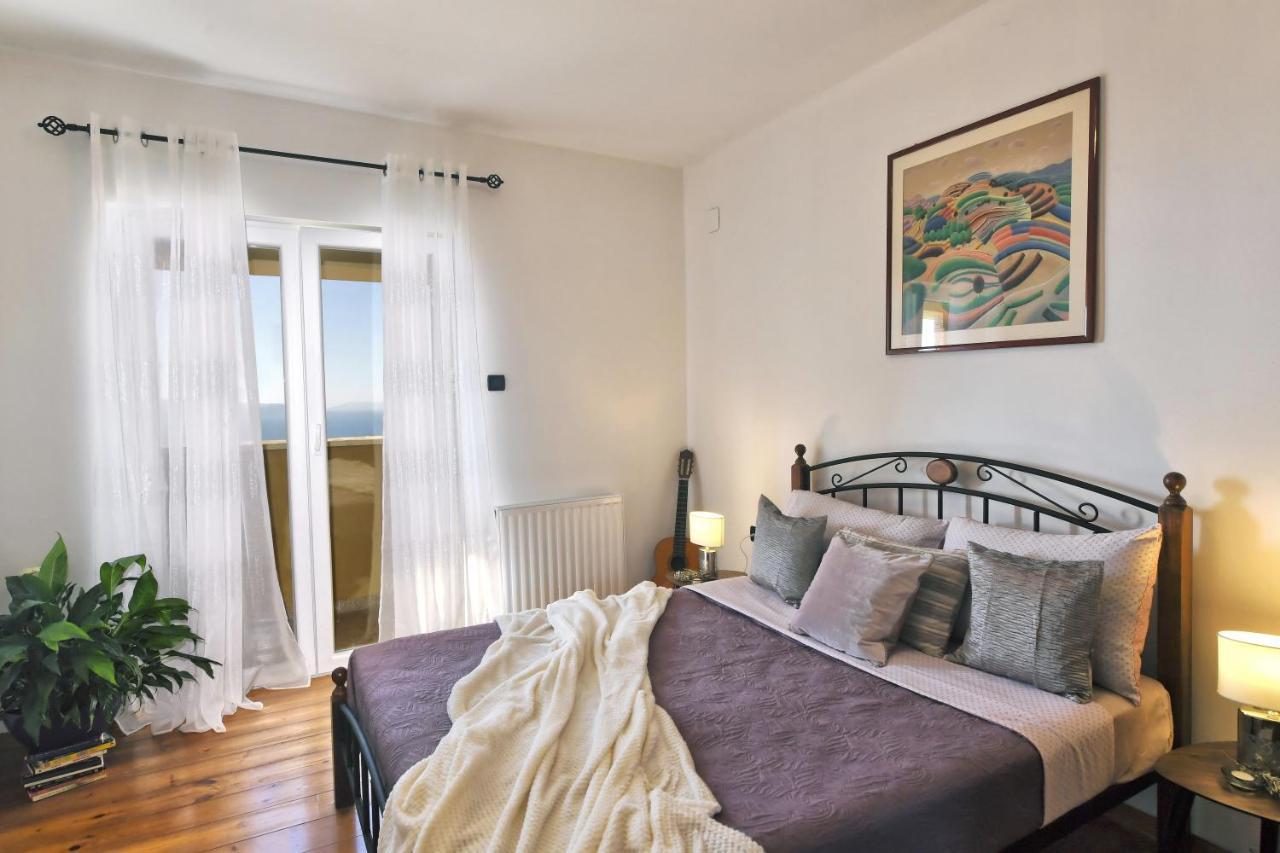 *****Pool House With Beautiful Seaview,Big Garden And Old Tavern***** Rijeka Bagian luar foto
